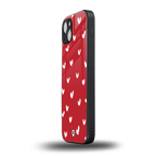 love is love red edition back phone cover | glass case for iphone 14 plus