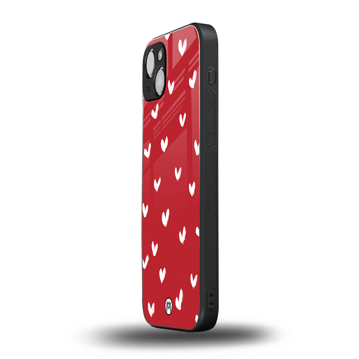 love is love red edition back phone cover | glass case for iphone 14 plus