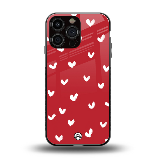 love is love red edition back phone cover | glass case for iphone 14 pro max