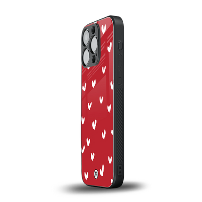 love is love red edition back phone cover | glass case for iphone 14 pro