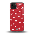 love is love red edition back phone cover | glass case for iphone 15