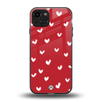love is love red edition back phone cover | glass case for iphone 15