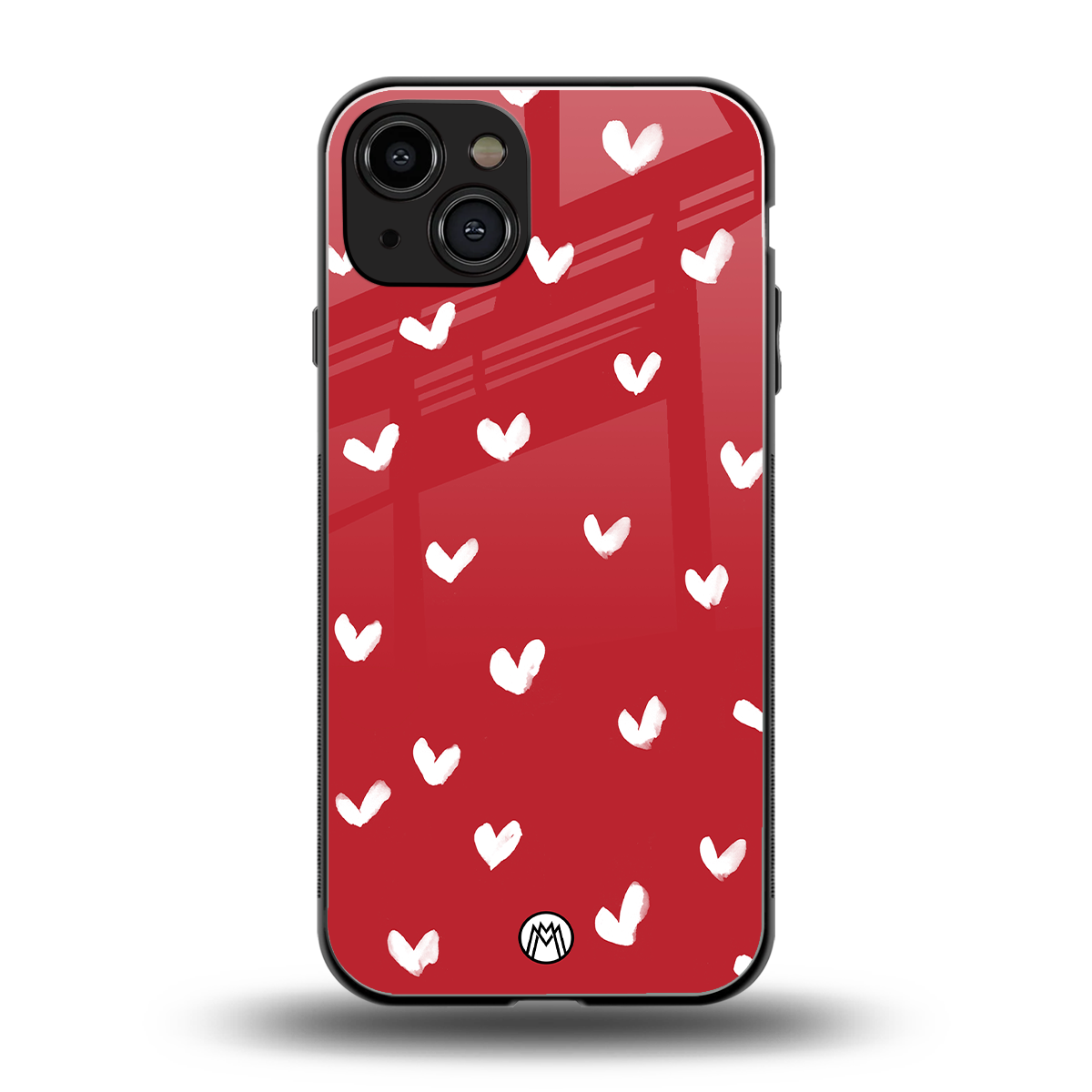 love is love red edition back phone cover | glass case for iphone 14