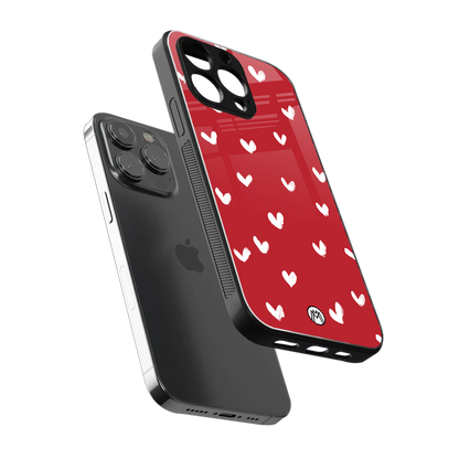 love is love red edition back phone cover | glass case for iphone 15 pro