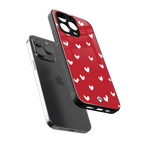 love is love red edition back phone cover | glass case for iphone 16 pro max