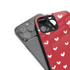 love is love red edition back phone cover | glass case for iphone 16 plus