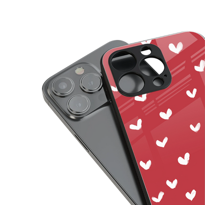 love is love red edition back phone cover | glass case for iphone 15 pro