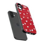 love is love red edition back phone cover | glass case for iphone 16
