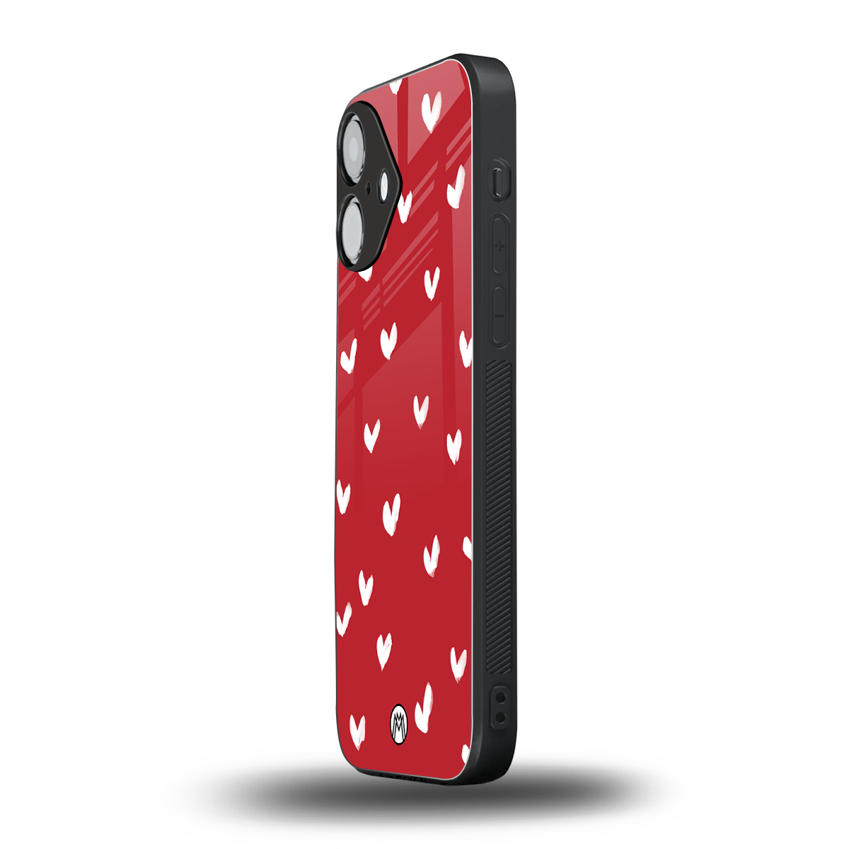 love is love red edition back phone cover | glass case for iphone 16