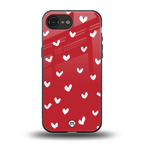love is love red edition back phone cover | glass case for iphone 16e