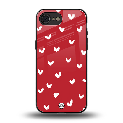 love is love red edition back phone cover | glass case for iphone 16e