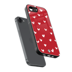 love is love red edition back phone cover | glass case for iphone 16e