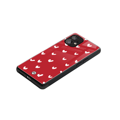 love is love red edition back phone cover | glass case for nothing phone 1