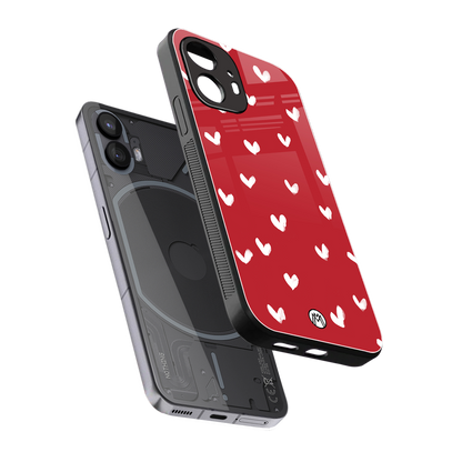 love is love red edition back phone cover | glass case for nothing phone 2