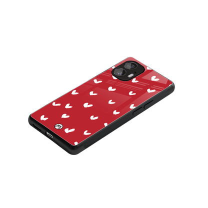 love is love red edition back phone cover | glass case for nothing phone 2