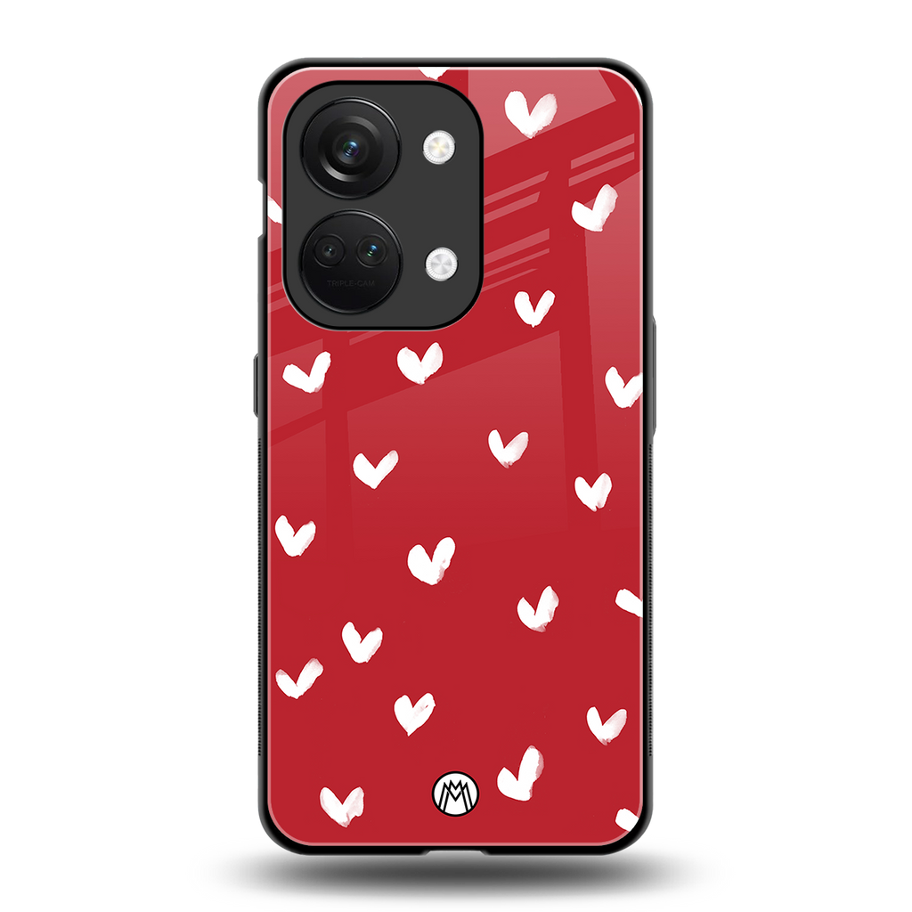 love is love red edition back phone cover | glass case for oneplus nord 3