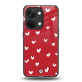 love is love red edition back phone cover | glass case for oneplus nord 3