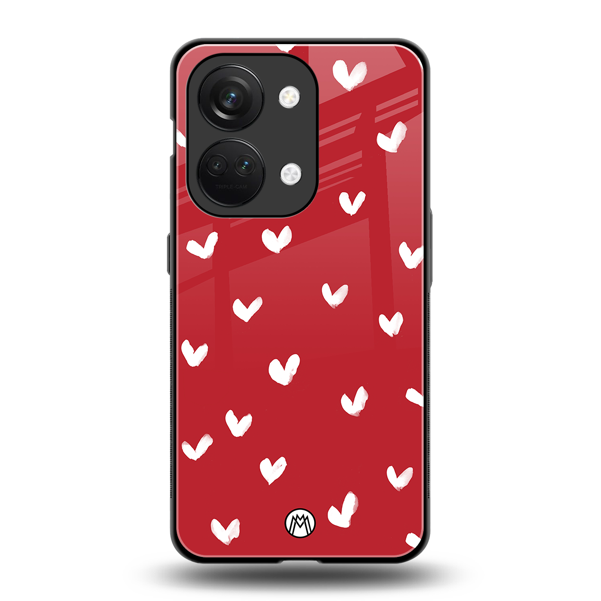 love is love red edition back phone cover | glass case for oneplus nord 3