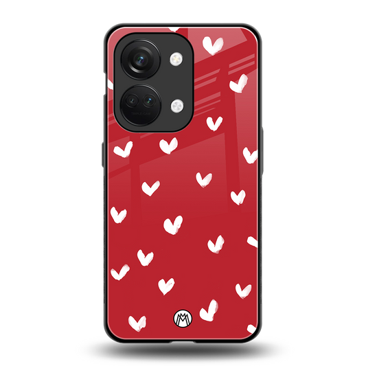 love is love red edition back phone cover | glass case for oneplus nord 3