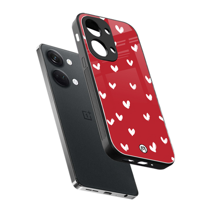 love is love red edition back phone cover | glass case for oneplus nord 3