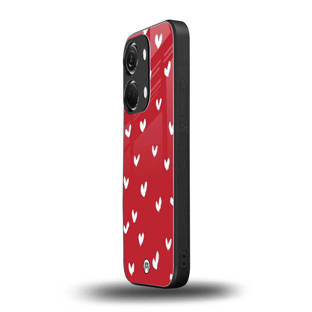 love is love red edition back phone cover | glass case for oneplus nord 3