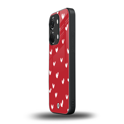 love is love red edition back phone cover | glass case for oneplus nord 3