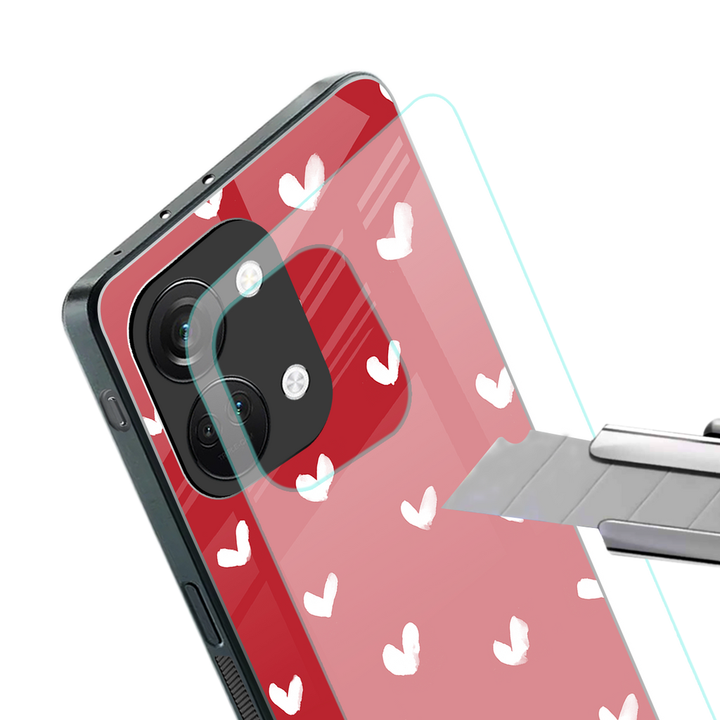 love is love red edition back phone cover | glass case for oneplus nord 3
