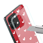 love is love red edition back phone cover | glass case for oneplus nord 3