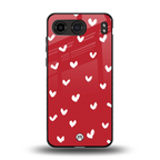 love is love red edition back phone cover | glass case for oneplus nord 4