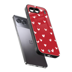 love is love red edition back phone cover | glass case for oneplus nord 4