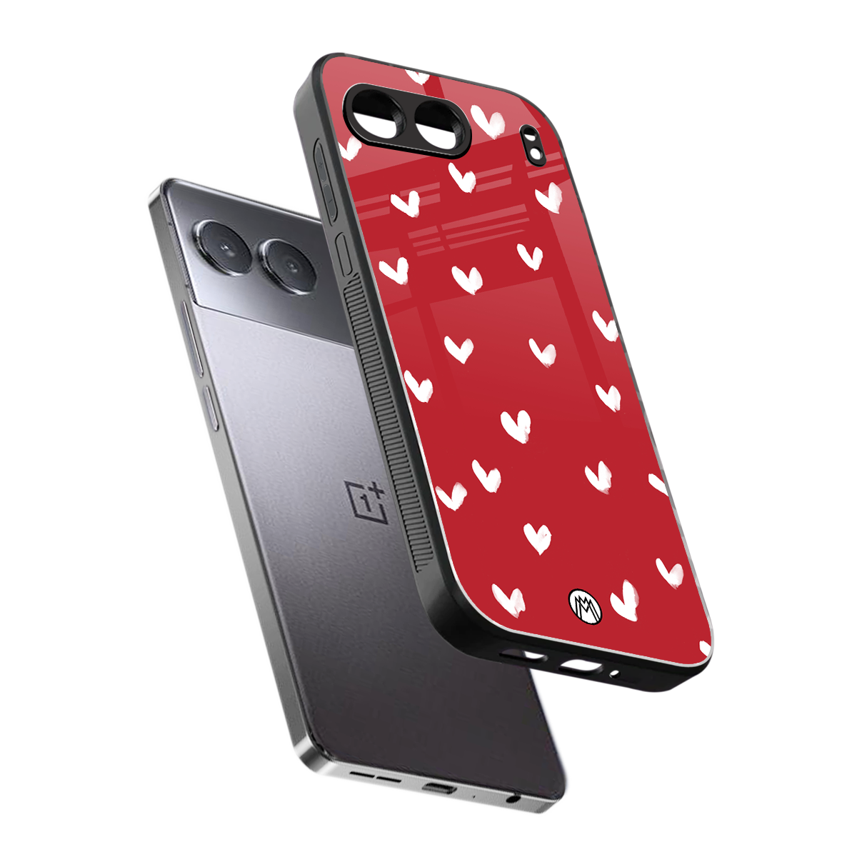 love is love red edition back phone cover | glass case for oneplus nord 4