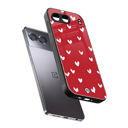 love is love red edition back phone cover | glass case for oneplus nord 4