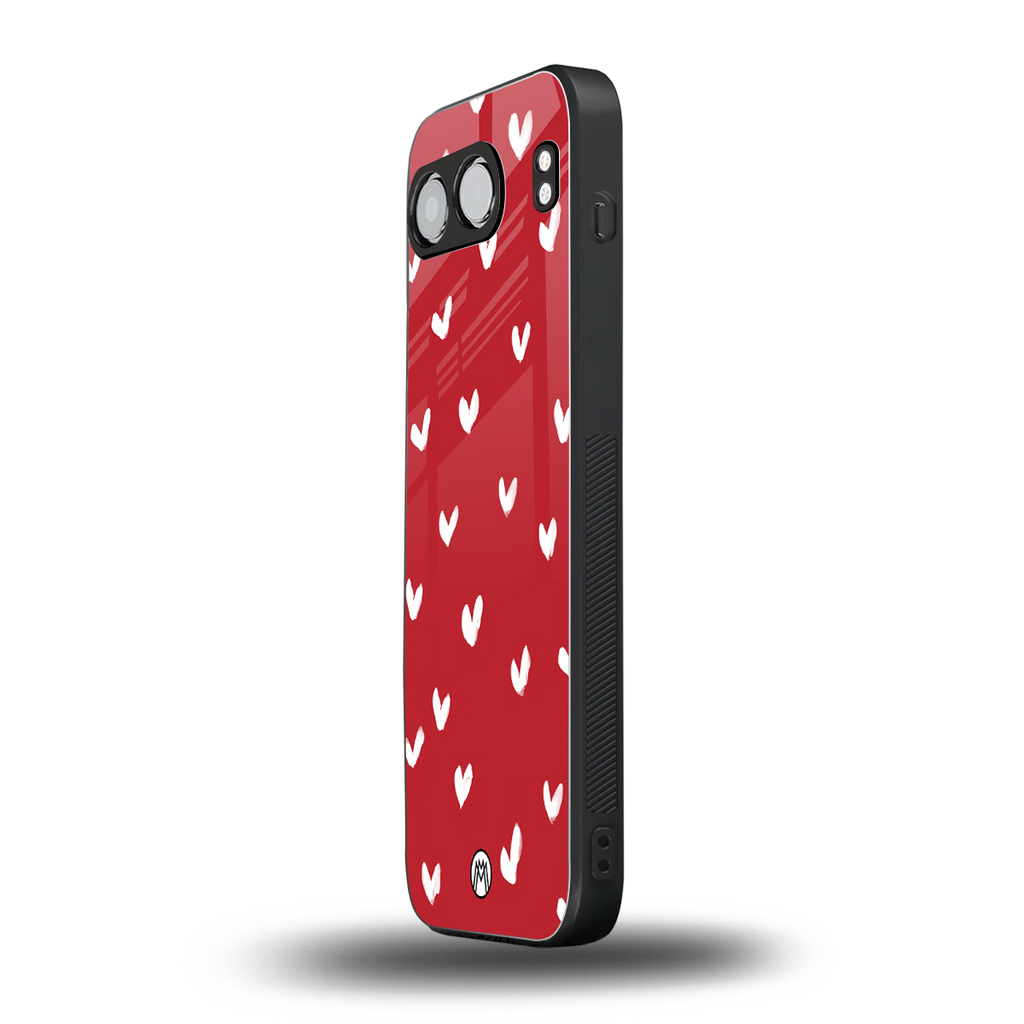love is love red edition back phone cover | glass case for oneplus nord 4