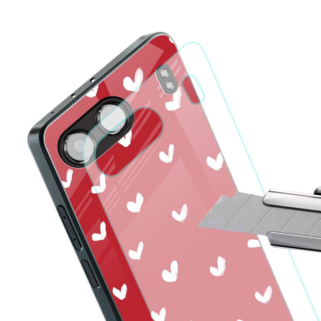 love is love red edition back phone cover | glass case for oneplus nord 4