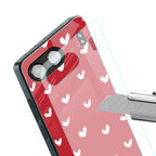 love is love red edition back phone cover | glass case for oneplus nord 4