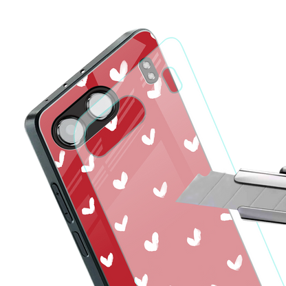 love is love red edition back phone cover | glass case for oneplus nord 4
