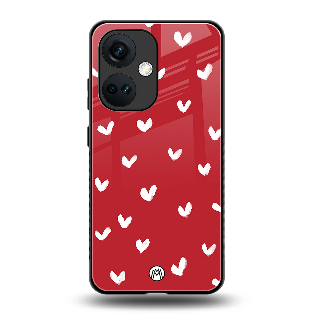 love is love red edition back phone cover | glass case for oneplus nord ce 3