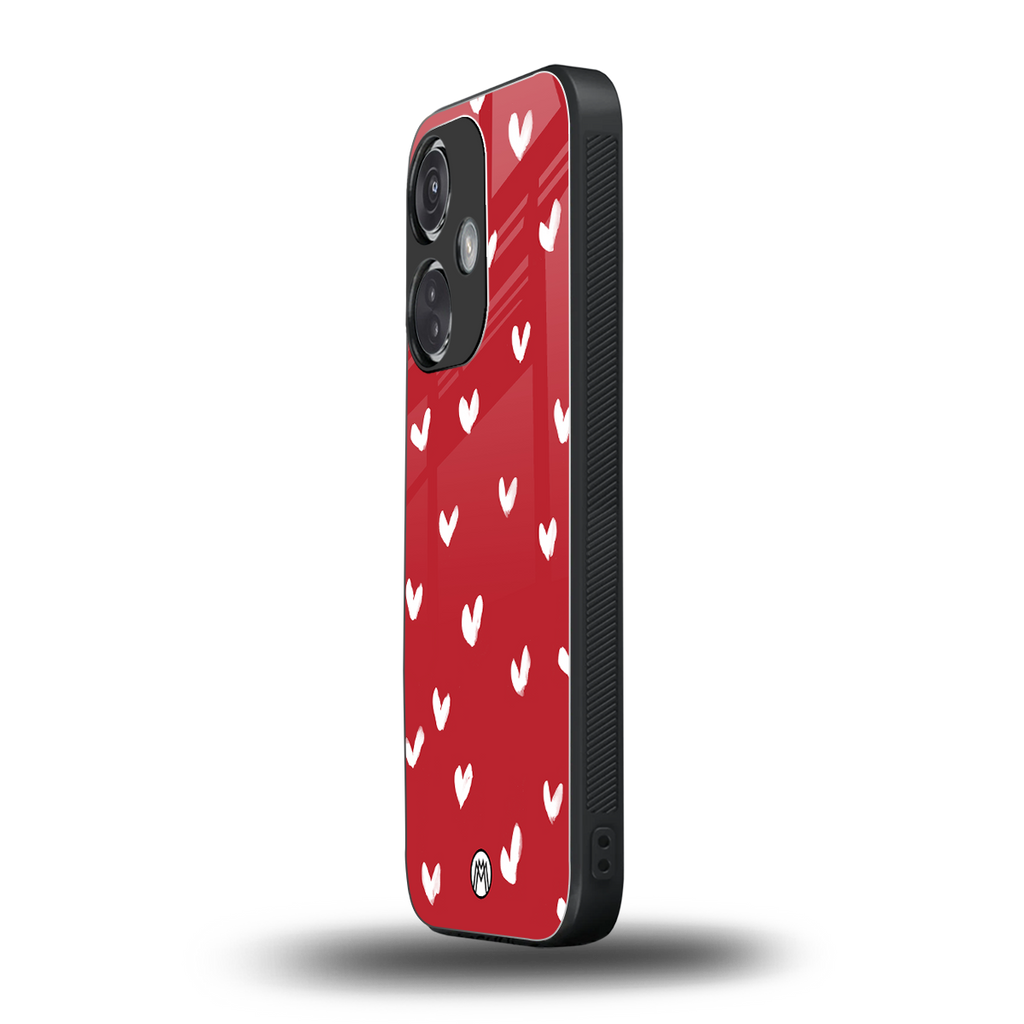 love is love red edition back phone cover | glass case for oneplus nord ce 3