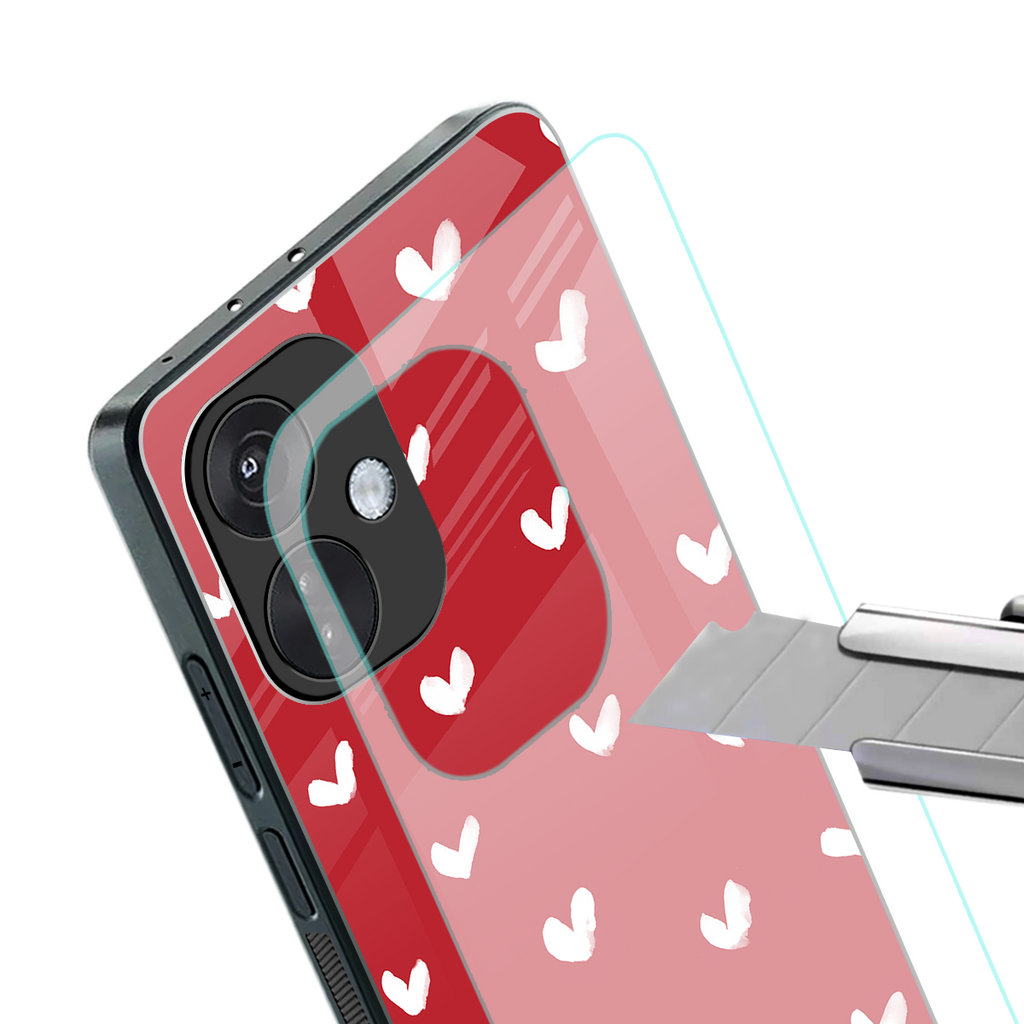 love is love red edition back phone cover | glass case for oneplus nord ce 3