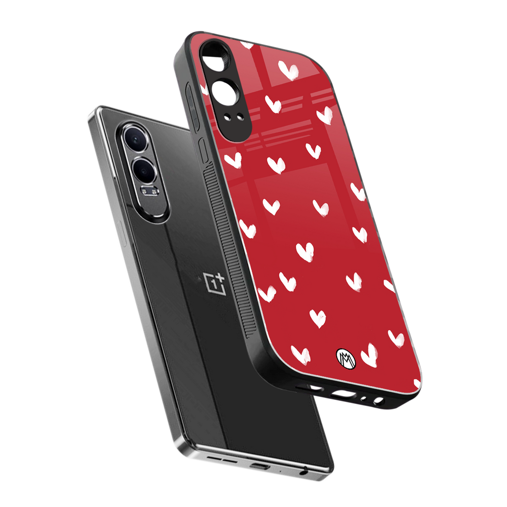 love is love red edition back phone cover | glass case for oneplus nord ce 4 lite