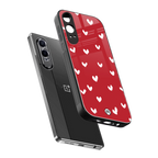 love is love red edition back phone cover | glass case for oneplus nord ce 4 lite