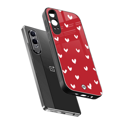 love is love red edition back phone cover | glass case for oneplus nord ce 4 lite