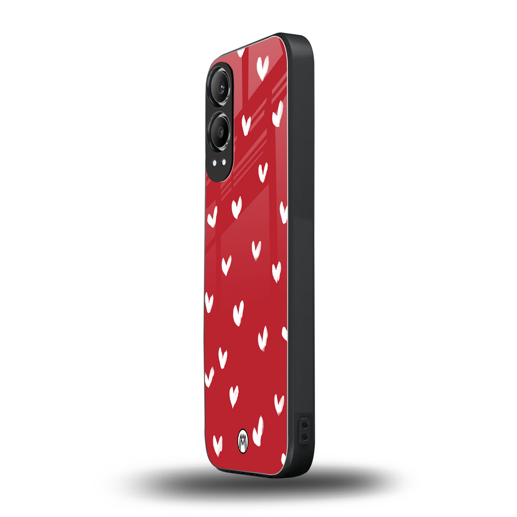 love is love red edition back phone cover | glass case for oneplus nord ce 4 lite