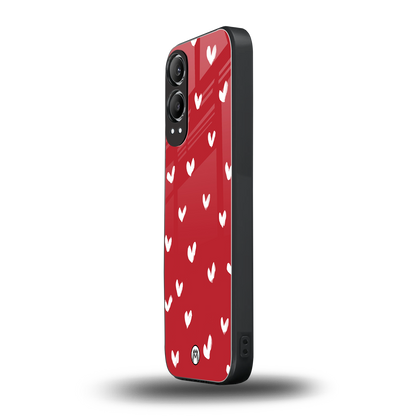love is love red edition back phone cover | glass case for oneplus nord ce 4 lite