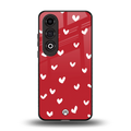 love is love red edition back phone cover | glass case for oneplus nord ce 4