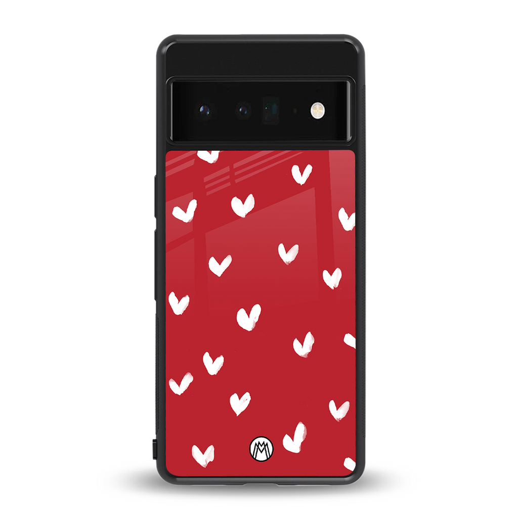 love is love red edition back phone cover | glass case for google pixel 6 pro