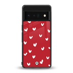 love is love red edition back phone cover | glass case for google pixel 6 pro