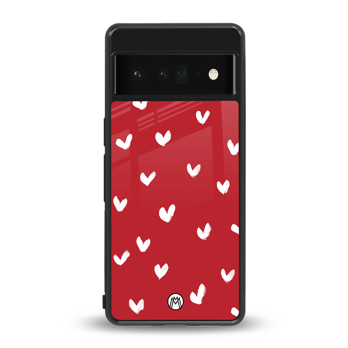 love is love red edition back phone cover | glass case for google pixel 6 pro