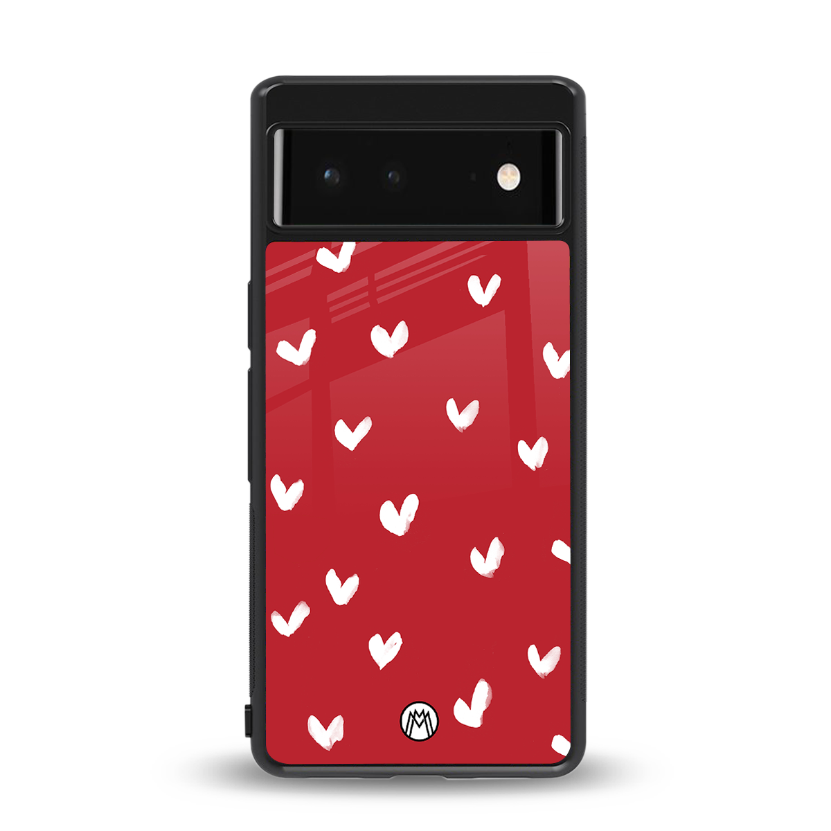 love is love red edition back phone cover | glass case for google pixel 6