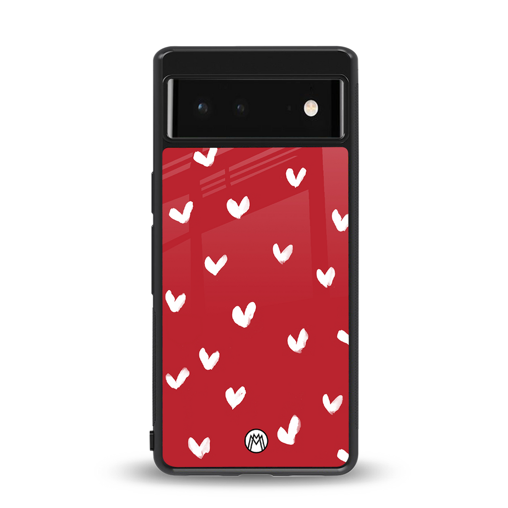 love is love red edition back phone cover | glass case for Google Pixel 6A